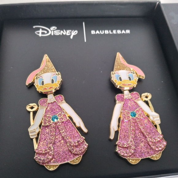 BaubleBar Jewelry - Disney x BaubleBar Daisy Duck Storybook Princess Earrings
